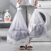 Extra Large Anti-Deformation Mesh Laundry Bag - Thick Protective Drawstring Wash Bag for Washing Machines