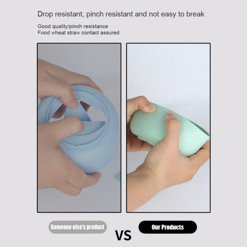 550ml Wheat Straw Coffee Cup Portable High Temperature Resistant Water Cup With Lid Reusable Eco-Friendly Travel Mug