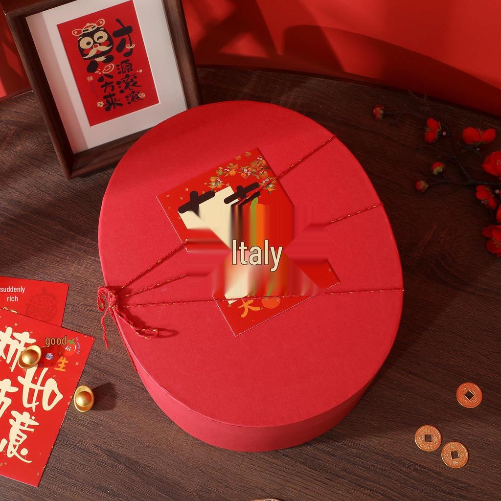 2026 Corporate Year of the Horse Meeting Souvenir Box with Logo - Business Gift for Employees on New Year's Day