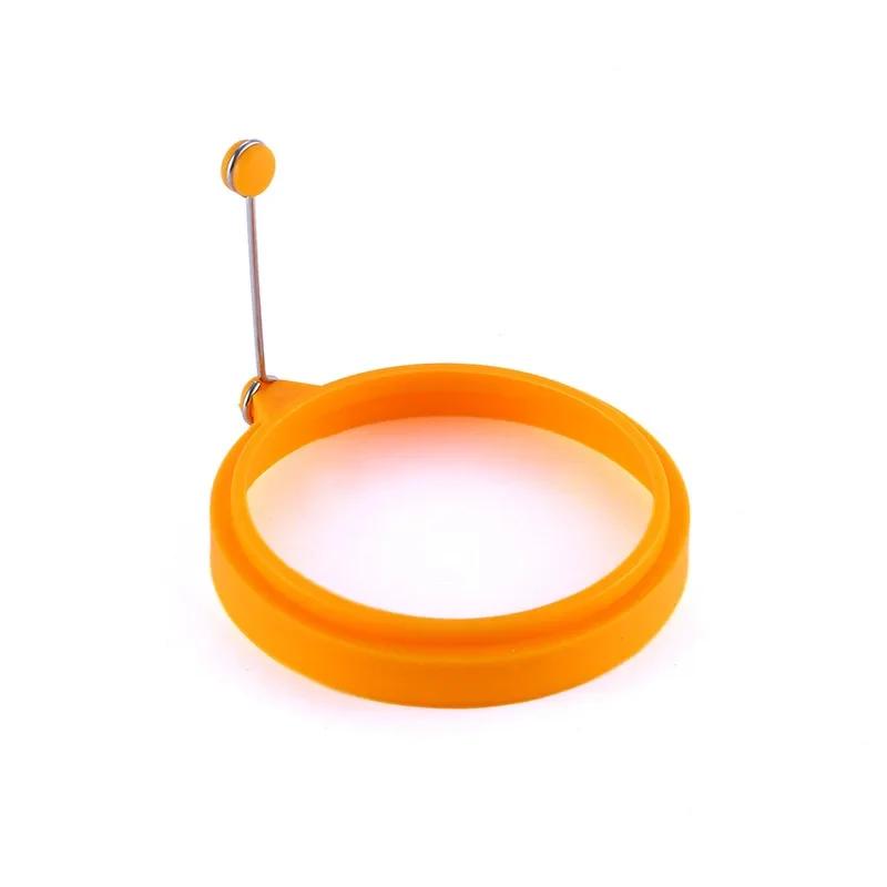 4/7 Holes Egg Pancake Maker Non Stick Silicone Mould Kitchen Baking Omelet Moulds Flip Cooker Egg Ring Egg Mold Baking Accessory