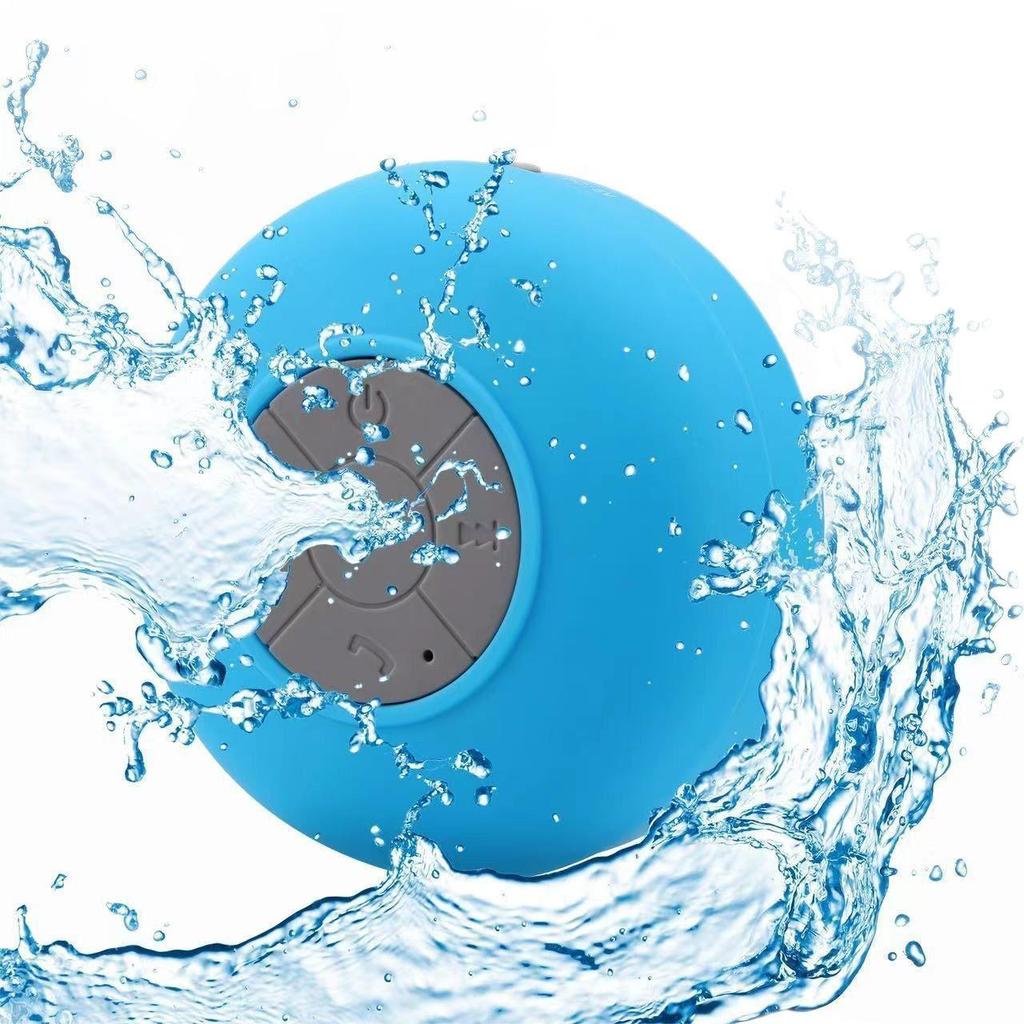 BTS06 Waterproof Bluetooth Speaker: Large Suction Cup, Mini Subwoofer, Perfect for Outdoor, Home, Desktop, and Bathroom Use