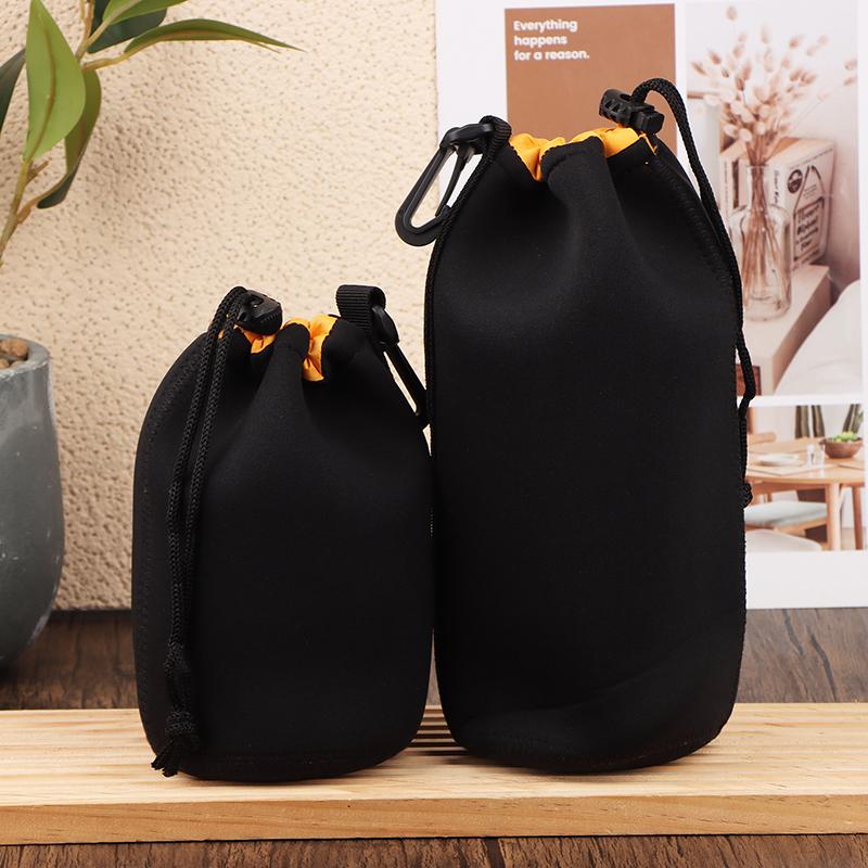 Camera Lens Pouch Bag Neoprene Waterproof Soft Shocproof Video Camera Lens Pouch Bag Case For Most Digital Camera