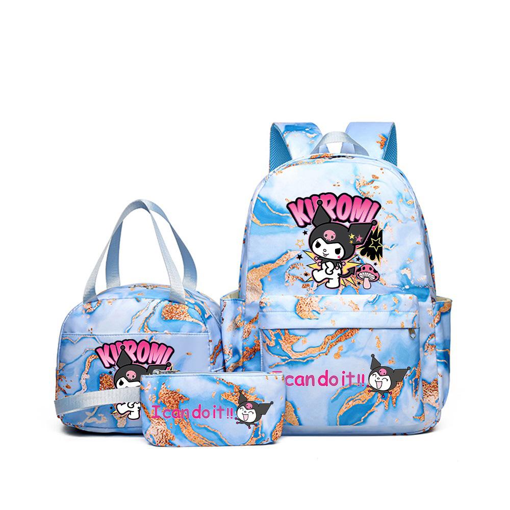 Student Schoolbag Cartoon Cute Large Capacity Backpack Lightweight Waterproof Middle School Student Backpack