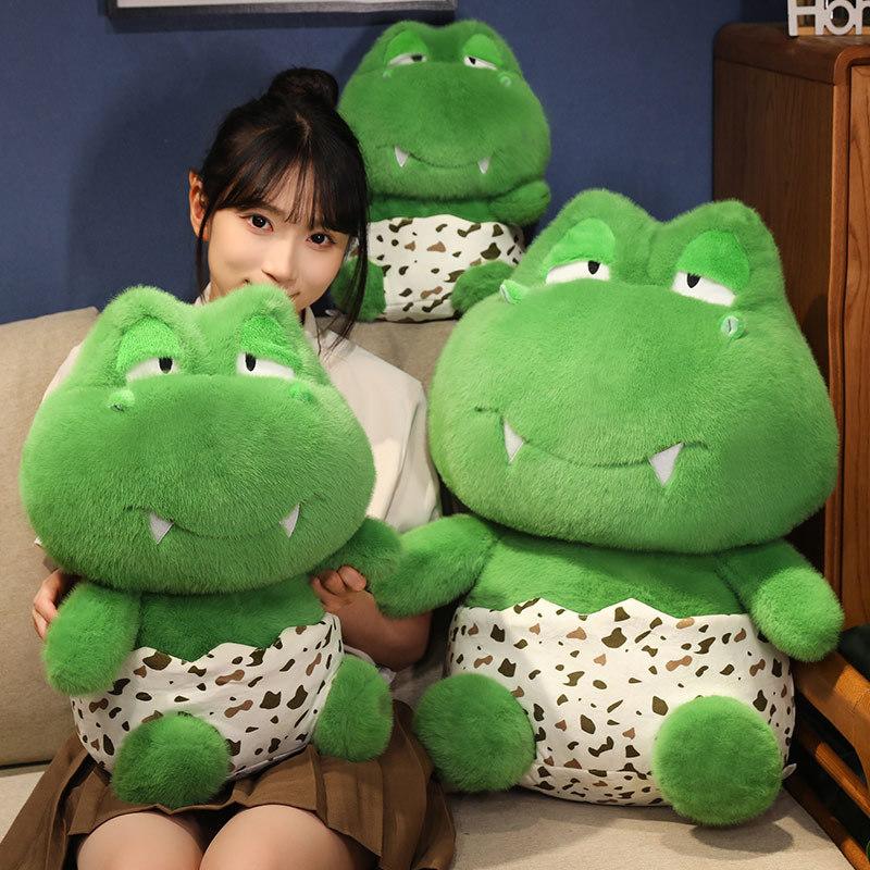 New Eggshell Dinosaur Doll Creative Plush Toys Little Dinosaur Dolls Children's Birthday Gift