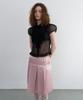 Obeodyupeulleeo Victorian Frill Mesh Blouse_Black