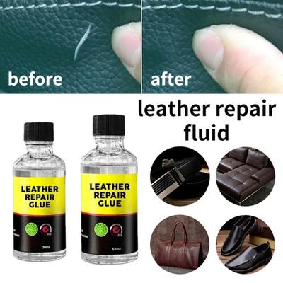 30/50ml Car Leather Repair Glue Seat Skin Care Liquid Rubber Leather Gel Sofa Bag Shoe Adhesive Glue Universal Quick Repairing