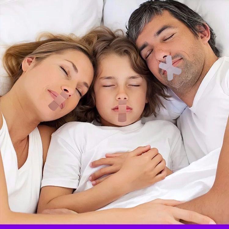 Japanese Anti-Snoring Mouth Sealing Patch - Oral Breathing Corrector Tape for Sleep