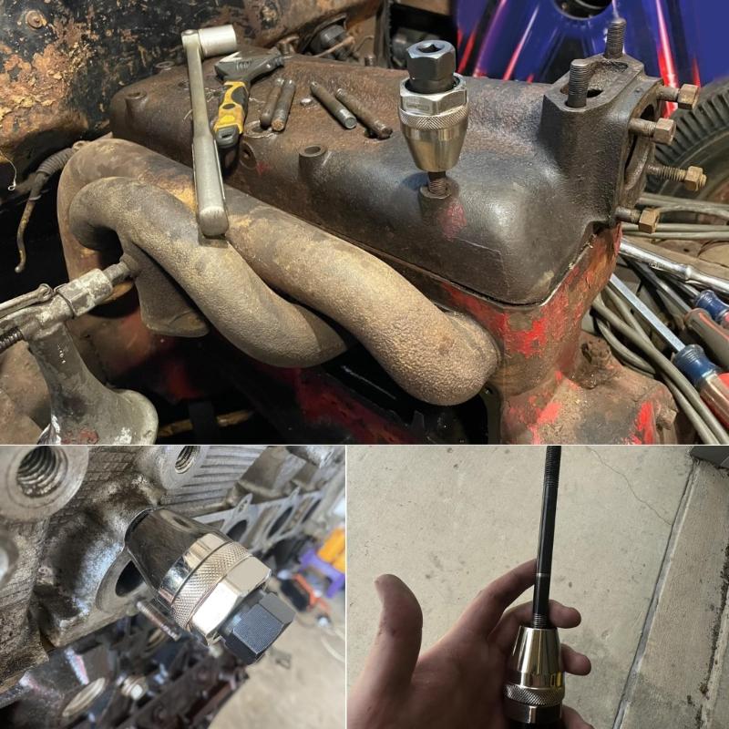 Damaged Bolt and Studs Extractor Tool 3/8inch Broken Studs Remover Bolt Extractor Rounded Studs for Broken Rounded
