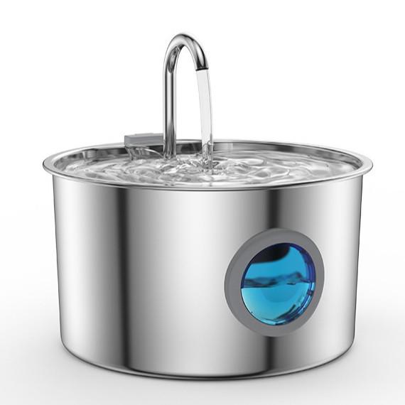 Stainless Steel Pet Water Fountain – Automatic Circulating Dispenser for Cats and Dogs