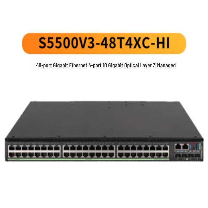 

H3C S5500V3-48T4XC-HI Gigabit Enterprise Ethernet Switch