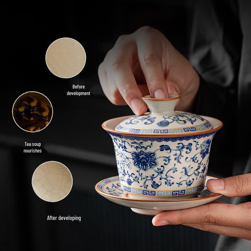 Xiao Ci Xiao Qu Ru Kiln Ceramic Tea Set