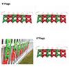 Christmas Celebration Santa Claus Pattern Banner Set With Nonwoven Fabric For Festive Wall Decor