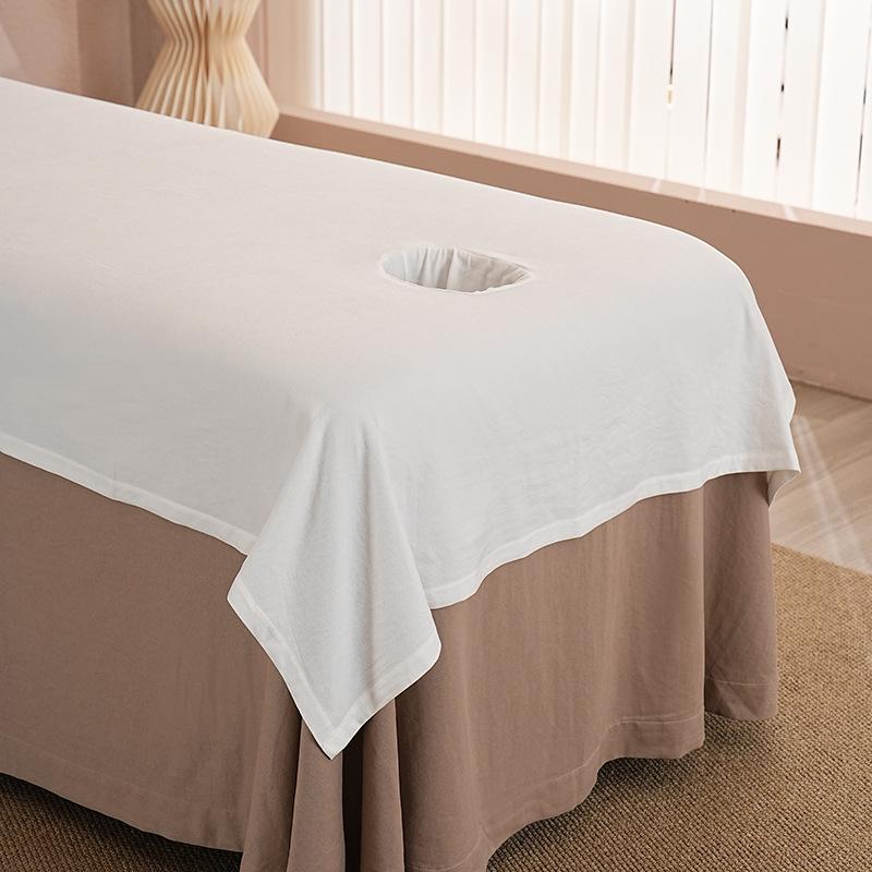 High-End Dustproof Massage Therapy Sheet with Face Hole Cover, Customizable Logo