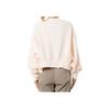 Nike Solid Color Pullover Round Neck Long Sleeve Sweatshirt Women Sweatshirt Beige DQ6845-838