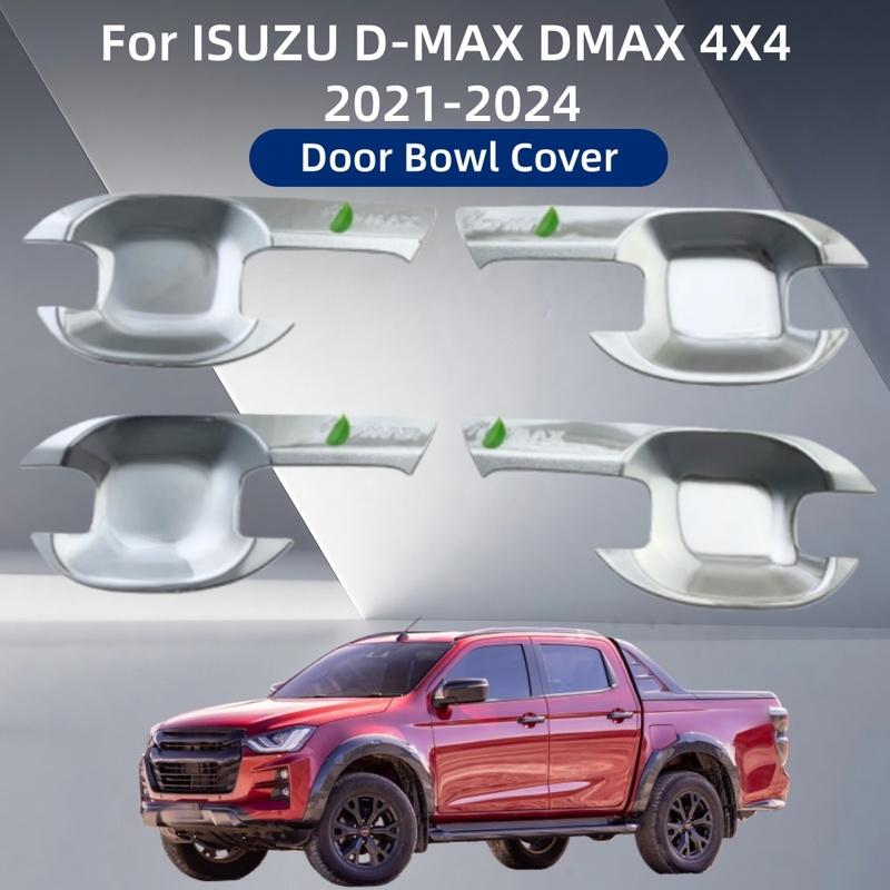 Car Upgrade Decoration Accessory Styling    2024 For ISUZU D-MAX DMAX 4X4 Door Handle Bowl Cover Trim Paste Style
