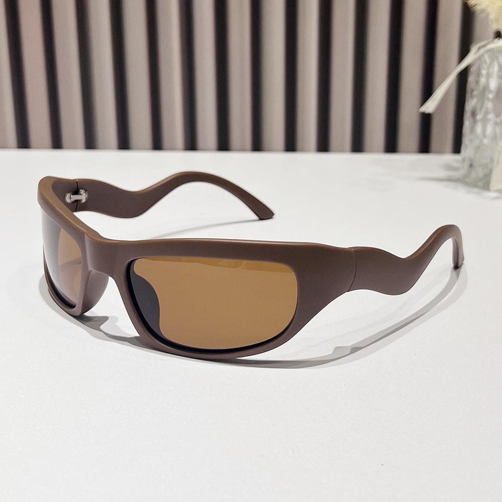 2024 New Arrivals Designer Sports Sunglasses Custom Logo Uv400 Custom Sports Cycling Y2K Sunglasses Men