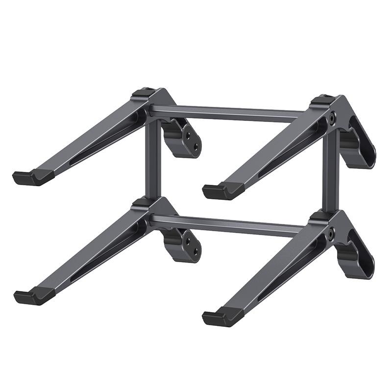 

C19 Laptop Stand Heighten Storage Rack Aluminum Alloy Detachable Dual Layer Notebooks Tablets Bracket A