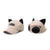 Cute Cat Ears Baseball Cap For Women Funny Sunglasses Aviator Snapback Sun Hat Solid Color Hip Hop Peaked Hats