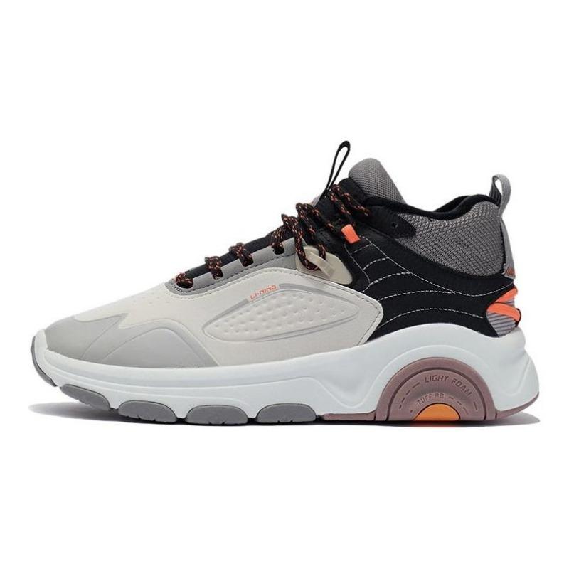 Li-Ning Nuanfeng Mid Top Men Running Shoes Gray AGLR239-1 43