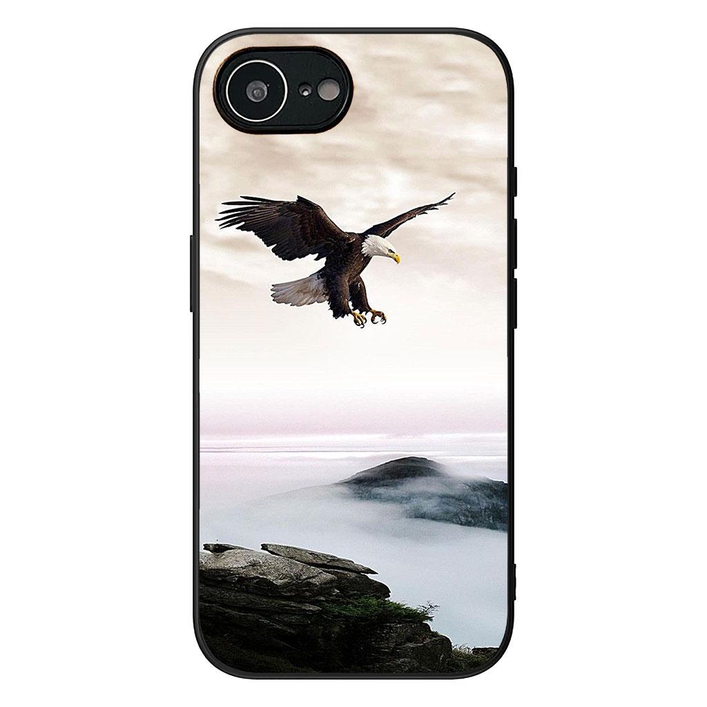 Cover for Apple iPhone 16 15 14 Plus 13 12 Mini 17 Pro Max + ProMax 16E Air Phone Case Bald Eagle Cute iPhone 12