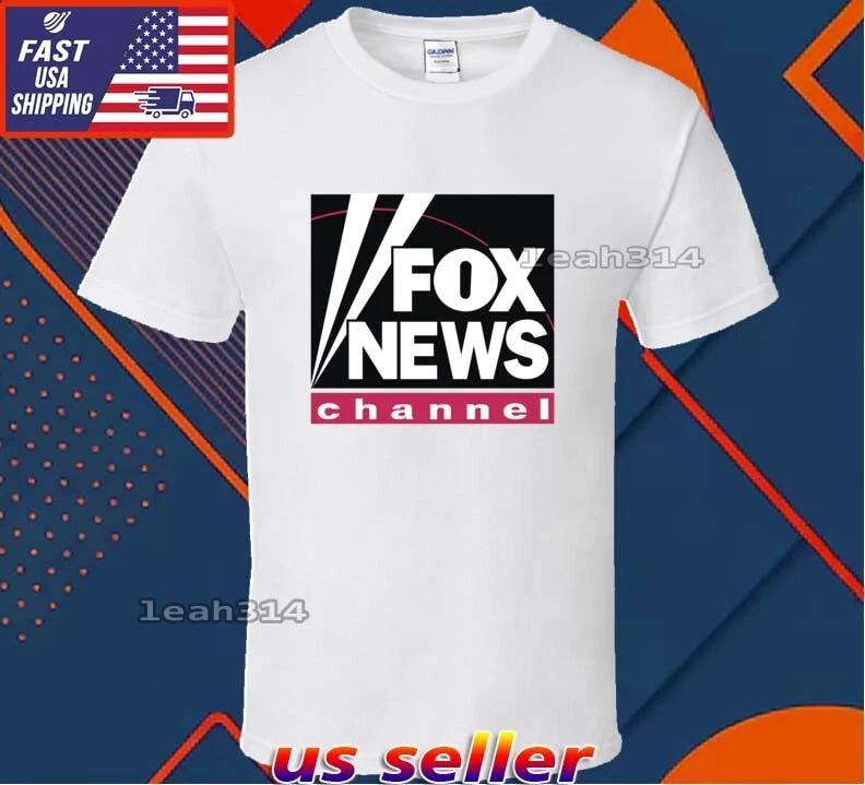 New Shirt Fox News Channel Logo T-Shirt Funny American Usa Unisex Size S-5XL 4XL