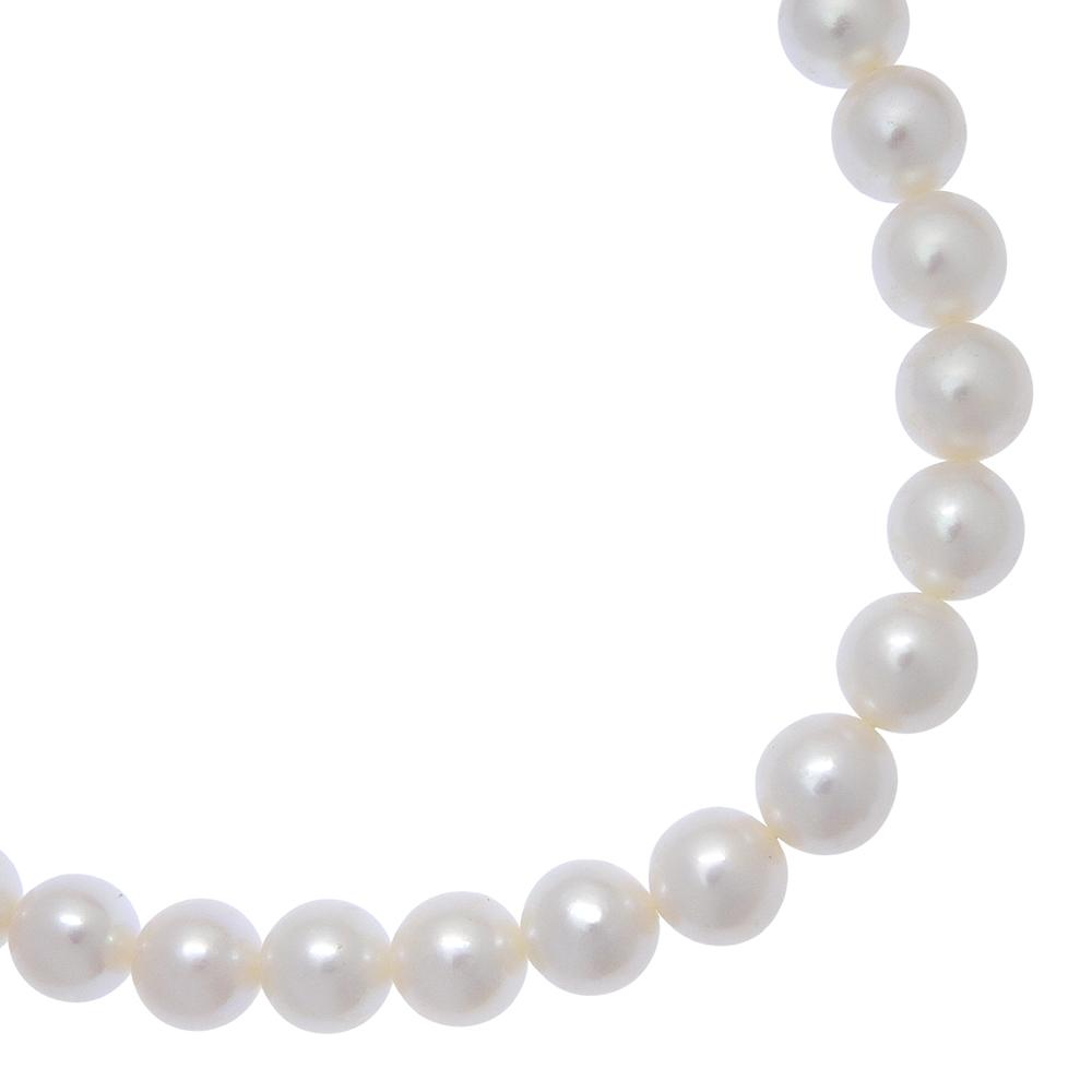 Pearl Necklace Pearl/Silver 45g Women Used