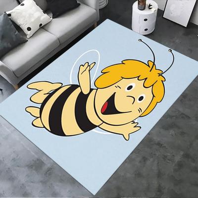Nueva Alfombra de Abejas y Maya 2025 para Sala de Estar, Dormitorio, Hogar, Decoración de Sofá, Alfombrilla Antideslizante para Jugar Niños
