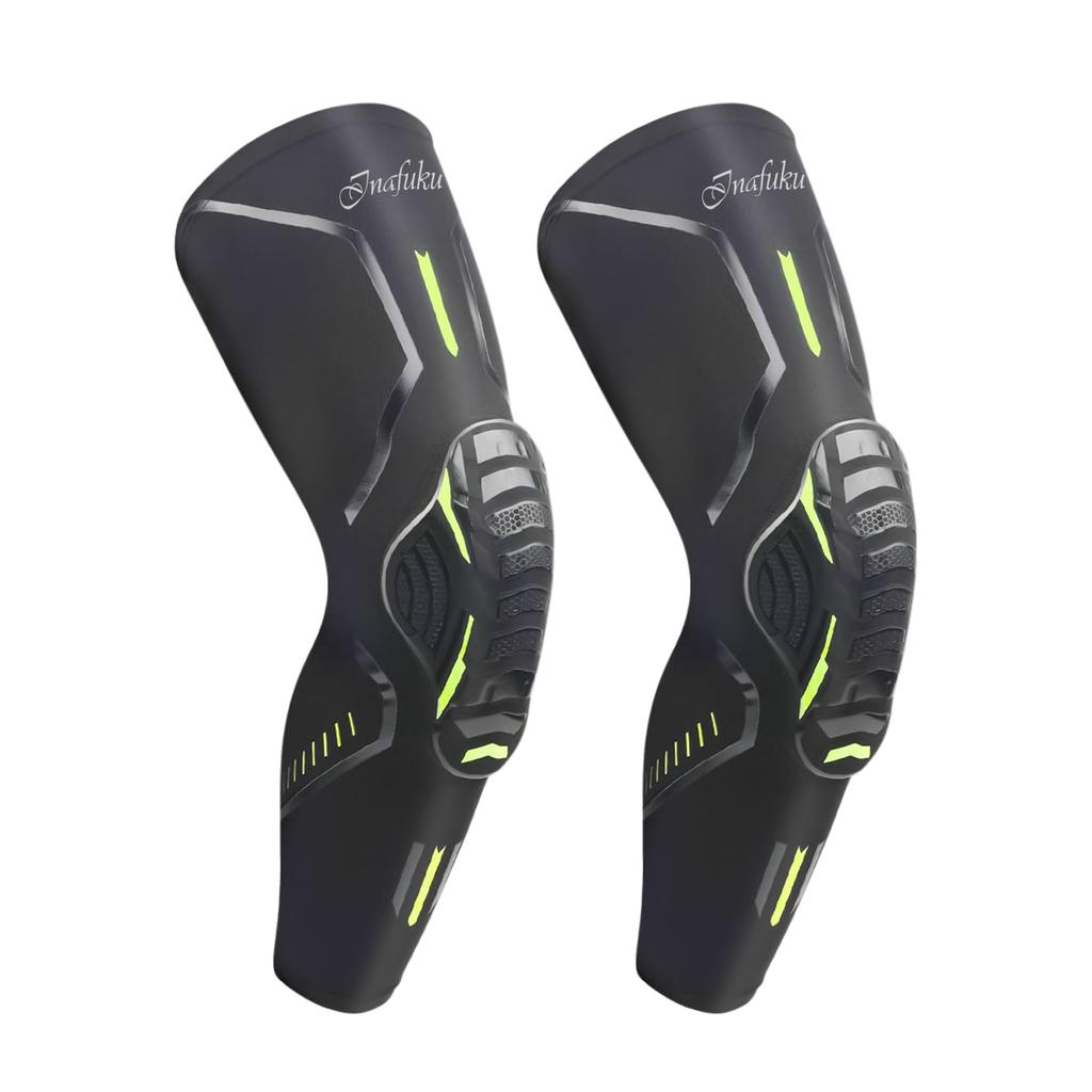 Inafuku Chrániče kolen Komprese nohou Šestihranné chrániče kolen Včelí plástev Kolenní ortéza pro ženy Muže Koleno Kolenní chránič pro Volejbal Fotbal Basketbal Tanec