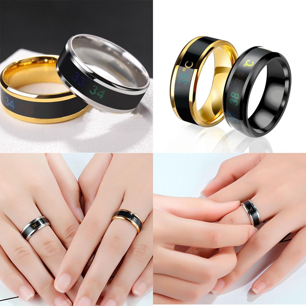 Temperature Ring Cool Fashionable Band Rings Wedding Gifts Magic Women Jewelry Finger Charm Men Emotional