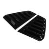 2X Car Rear Side Window Louvers, For Golf 7 R MK 7 7.5 2013- Racing Style Window Blinds Air Vent Scoop Cover Black