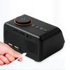Multifunctional LED Alarm Clock with Radio and FM, Rechargeable, Black