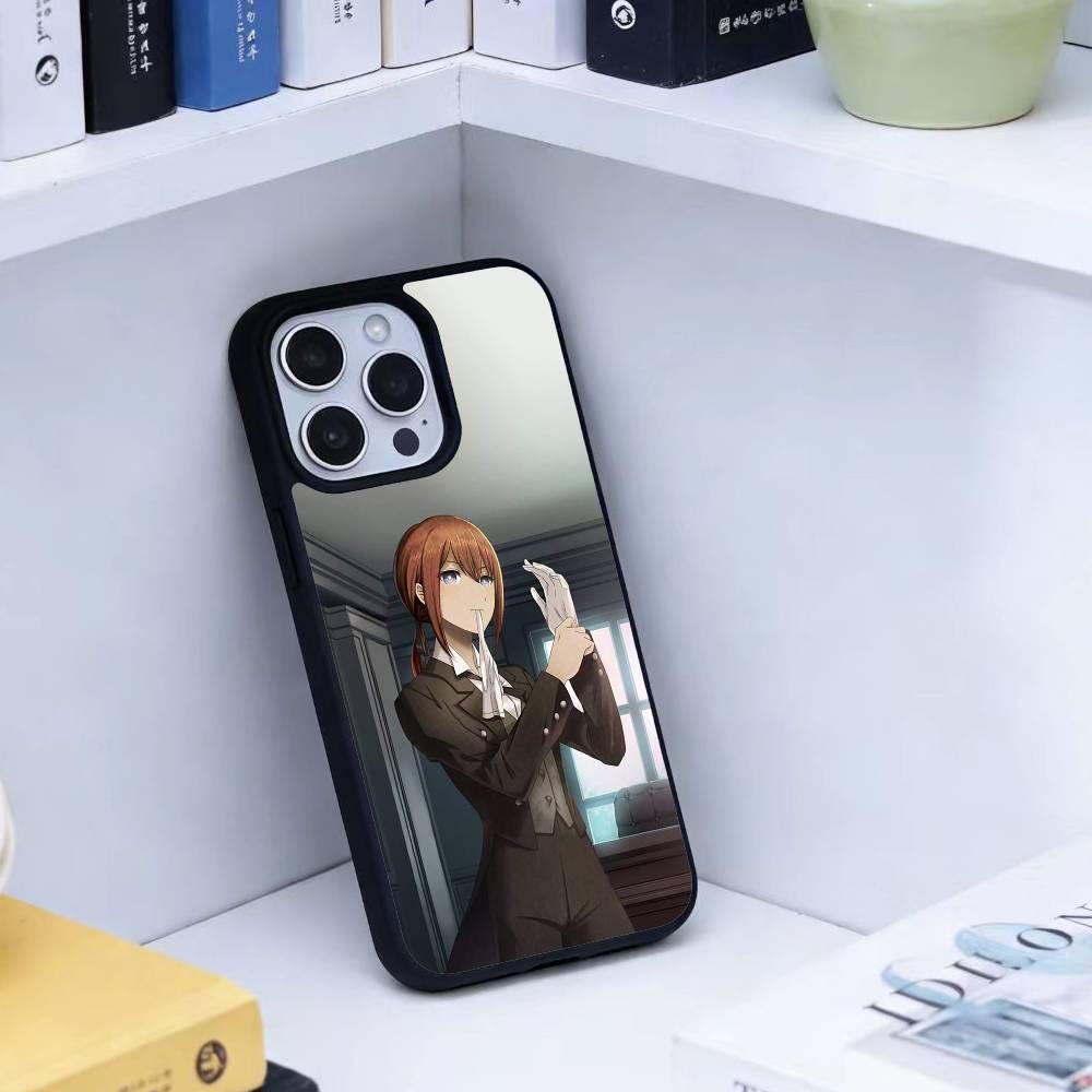 STEINS GATE D-Rintaro O-Okabe Phone Case For iPhone 14,16,15,13,17,12,Plus,Pro,Max Magnetic For Magsafe Frosted Cover