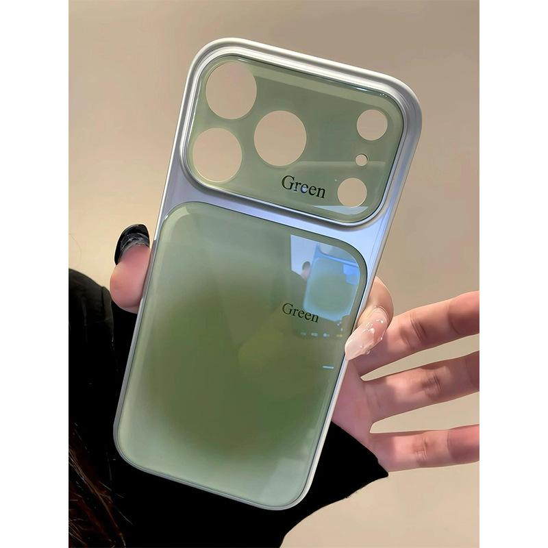 

Gradual change green smudge suitable for iPhone17promax mobile phone case Apple 16pro new niche apple 17promax