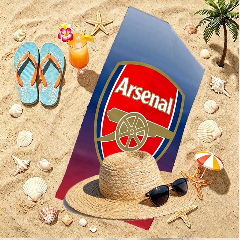 Football team.C Print Beach Towel, Versatile Lightweight Absorbent Beach Towel for Pool Surf Yoga Bathroom, Perfect Birthday Holiday Gift