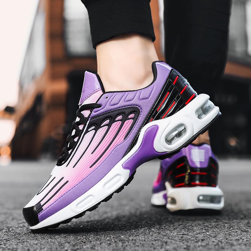 36-46 Men's Air Cushion Max Sports Shoes One Fly-woven Mesh Breathable Outdoor Women's Sneakers