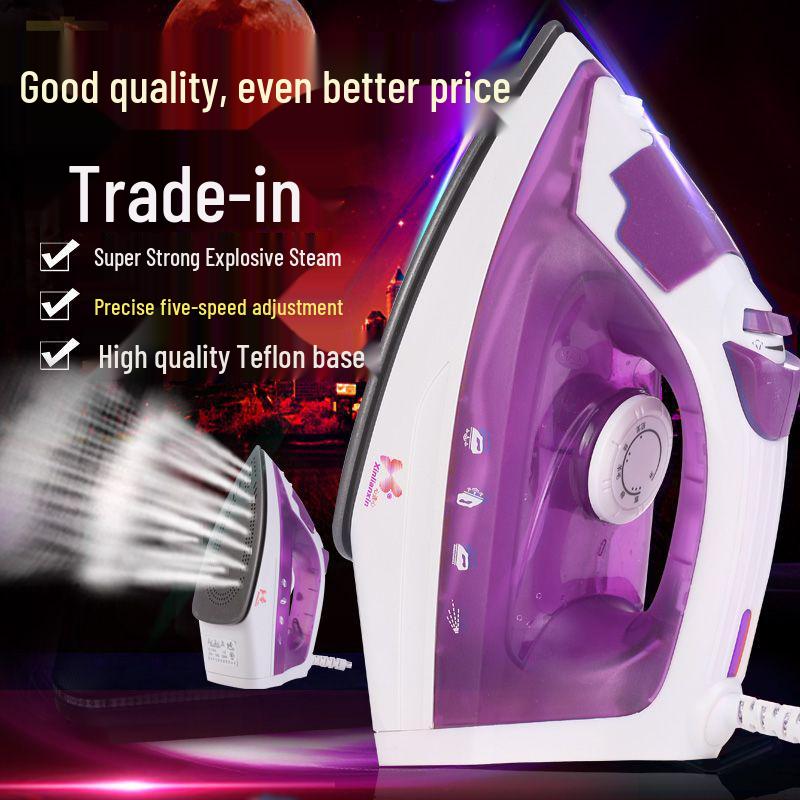 Handheld Mini Steam and Dry Iron for Clothes – Dual-Use Electric Ironing Machine