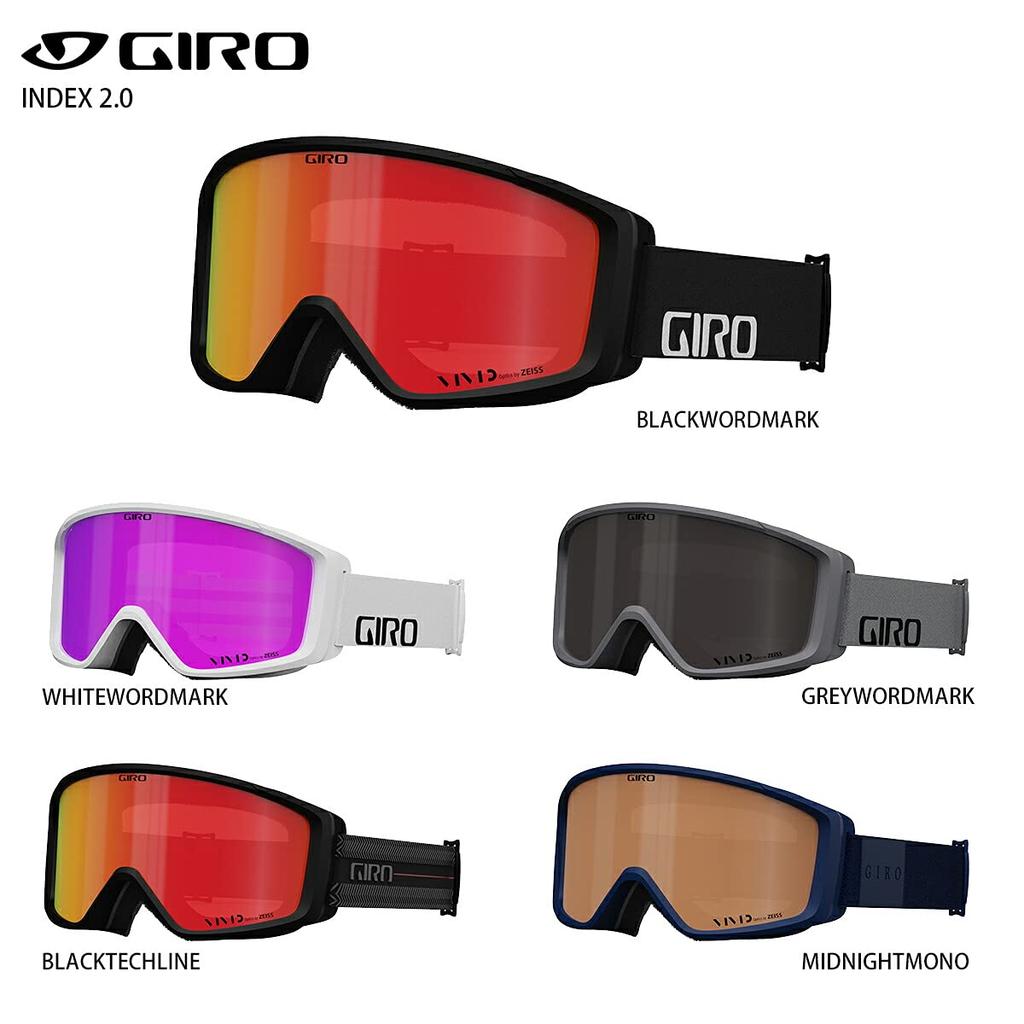 Ski 2022 INDEX model WHITEWORDMARK FREE [Giro] goggles, 2.0/Index 2.0 [NEW 21-22]