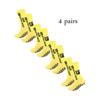 4 Pairs of Updated Mid Tube Glued Football Socks for Athletic Training and Competition Non Slip and Breathable Socks