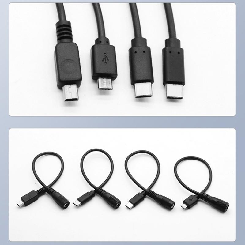PVC Power Cord With DC35135 DC5521 Female Connectors For Electronics Projects Low Power and Durability Cord