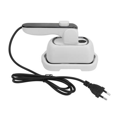 Handheld Iron 90 Degree Rotatable Portable Mini Ironing Machine for Home Travel Black White