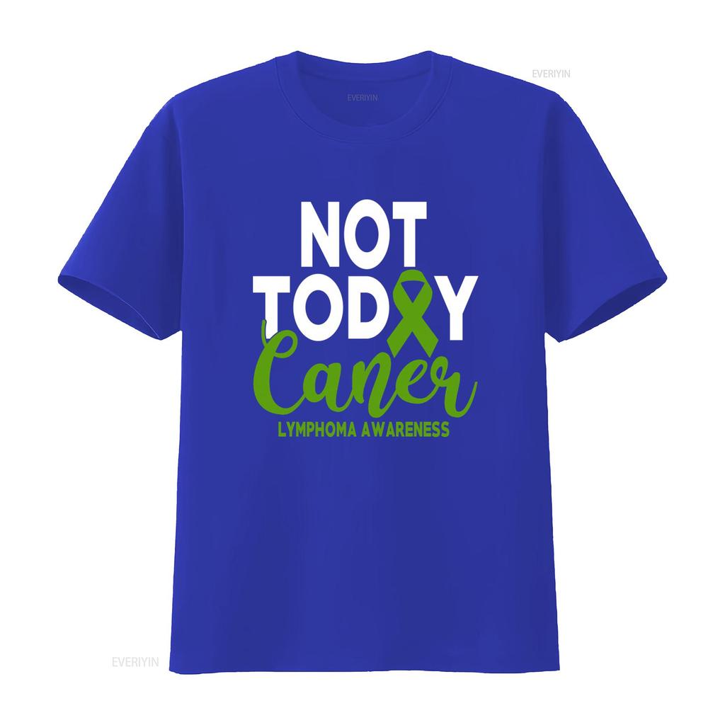 Cancer Lymphoma Awareness Green Non Hodgkins T Shirt vintage Washed fashion Unisex Soft homme Versatile streetwear Stretched