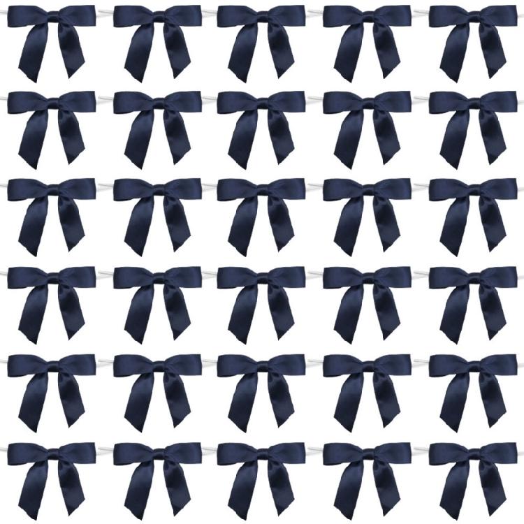 Pack of 50pcs Bowknot Ribbon Gift Wrapping And Party Decoration Multiple Color Reusable Marker Tool for Various Themes