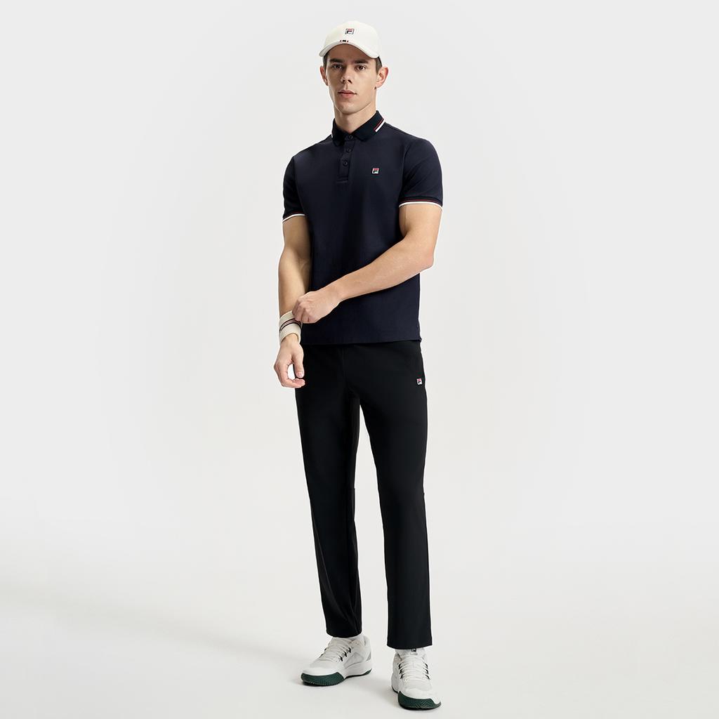 New FILA Athletics Polo Shirt Men's Royal Blue A11M523146F-NV