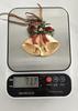 Luxury 3D Retro Resin Christmas Tree Ornaments: Old Man Bell Pendant with Gift Bag