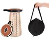 Soft Rubber Seats Telescoping  Folding Stool Collapsible Foldable Retractable Stool  Adult