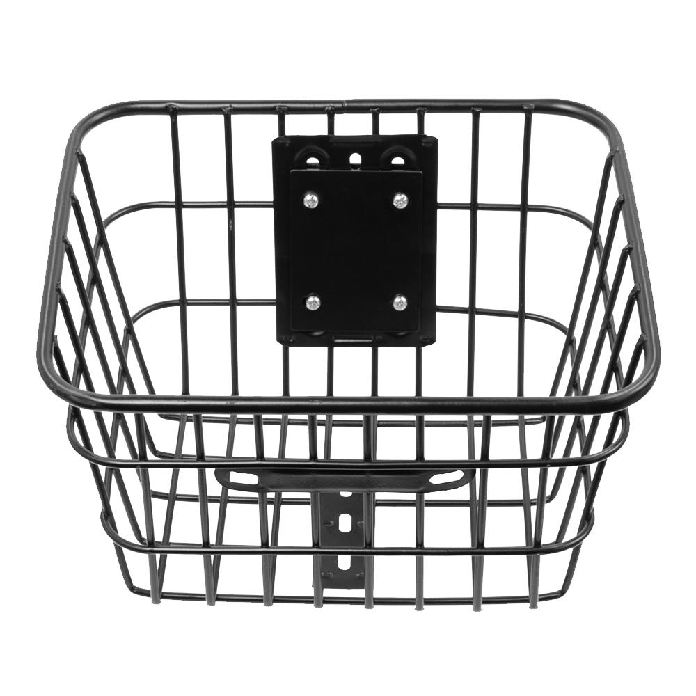 Stainless Head Handle Basket for Xiaomi M365 Pro for Ninebot Max G30 F20 Electric Scooter Carryings Storage Hanging Front Basket чёрный