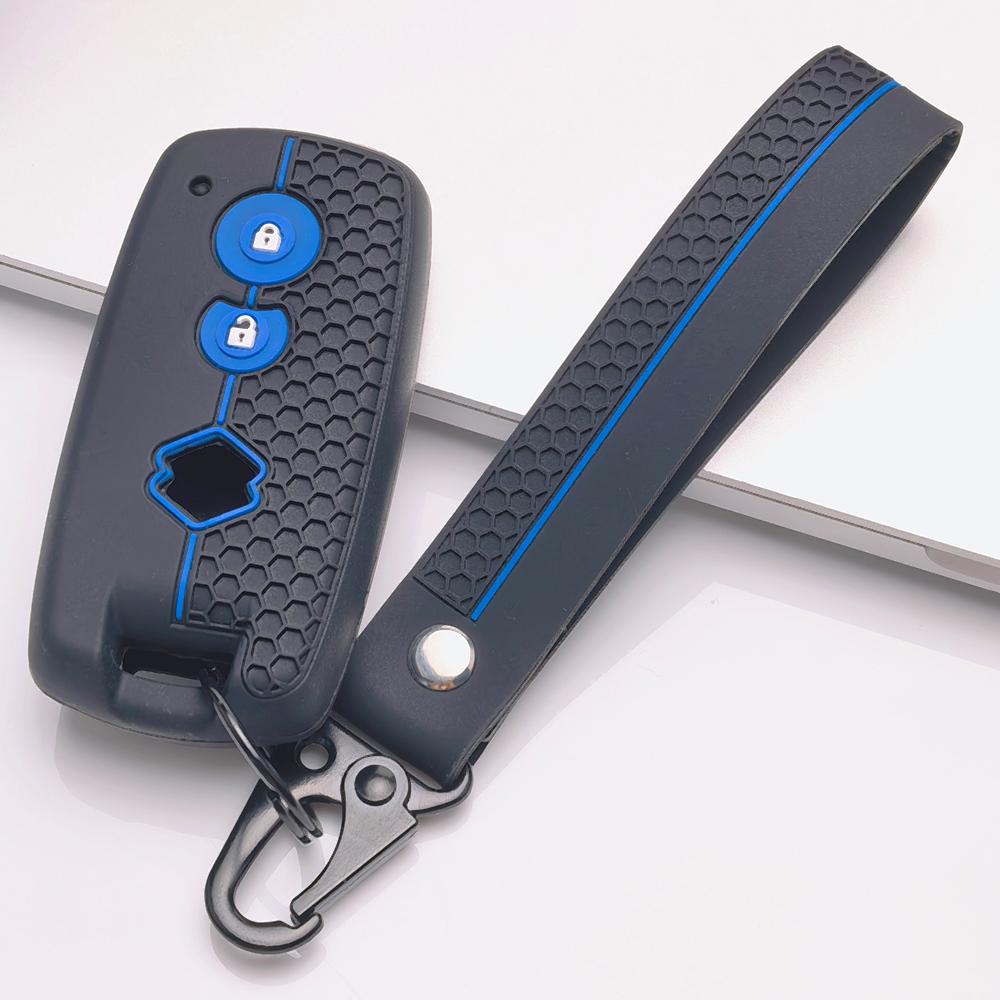 Key Cover for Suzuki Swift SX4 Grand Vitara Jimny Wagon Alto Splash with Keychain Anti-Scratch Guard Shockproof Protection Soft Grip Texture