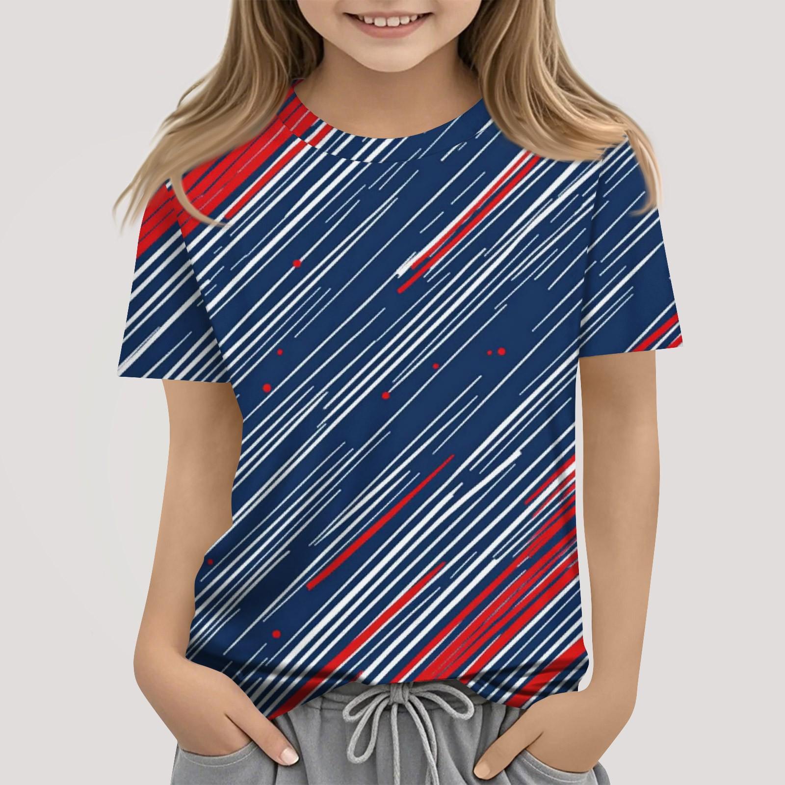 

Футболка для малышей, девочек и мальчиков, симпатичные футболки с принтом звездного неба, детские рубашки 1-15 лет 100