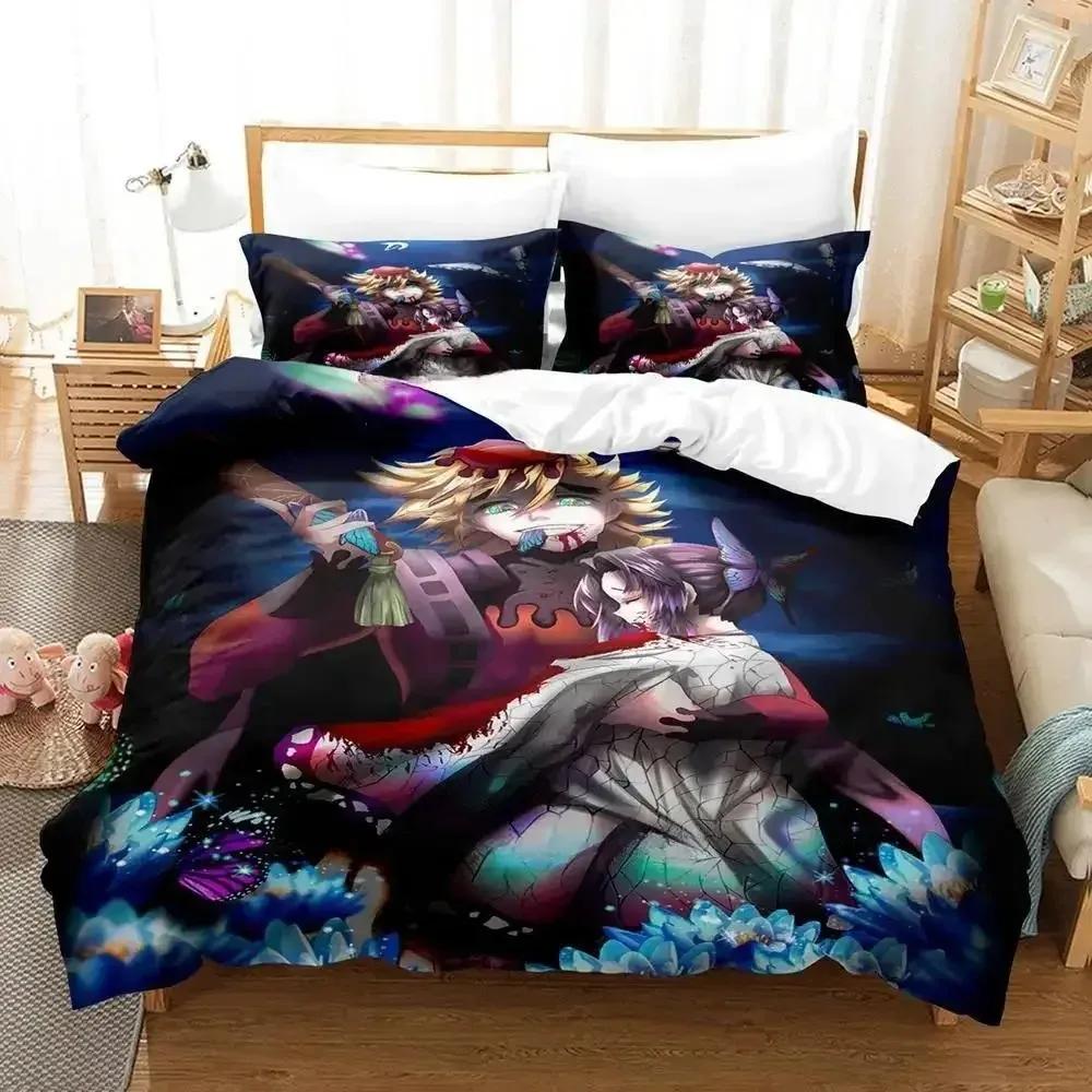 Nytt Doma Sängklädesset Enkelt Twin Full Queen King Size Sängset Vuxen Barn Sovrum Påslakanset 3D Tryck Anime Lakan Set