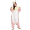 SAZAC Pink Rabbit Kigurumi (Adult) Fleece Animal Costume, 2933
